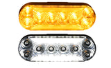 T67 : 6" OVAL - DIFFUSED STROBE OR DOT LAMP