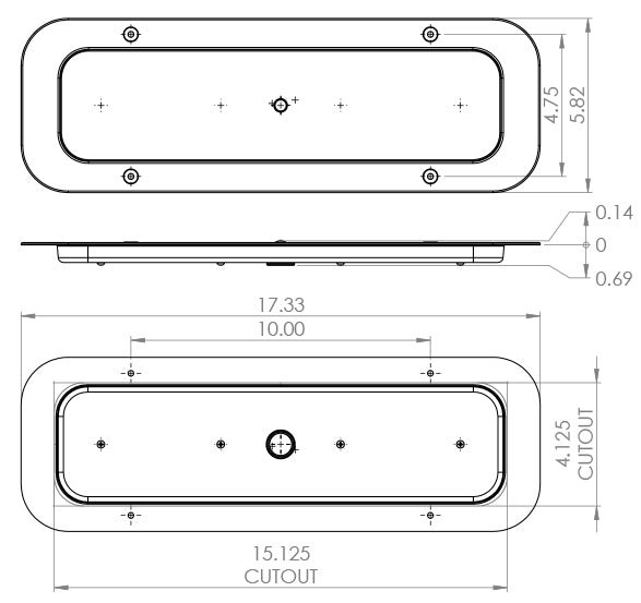 E33 RECESSED CEILING LIGHT Roadside LED Supply