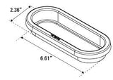 T60: 6" Grommet Mounted Oval Stop-Turn-Tail