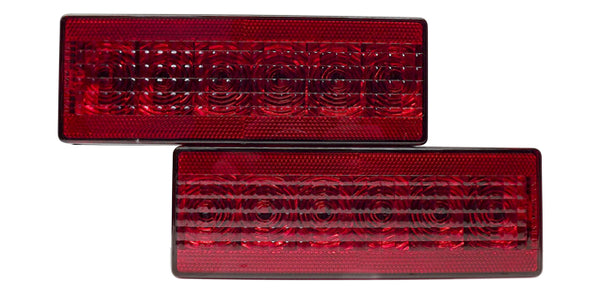 T80-SET-1    Eight-Function 8" LED Box Tail Light Set Right and Left