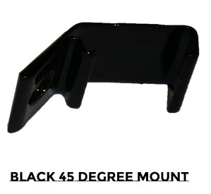 E45-0B05-1	Black 45 Degree Mount Screw Clip Qty 2