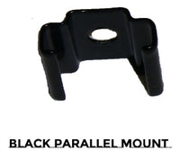 E45-0B03-1	Black Parallel Mount Screw Clip Qty 2