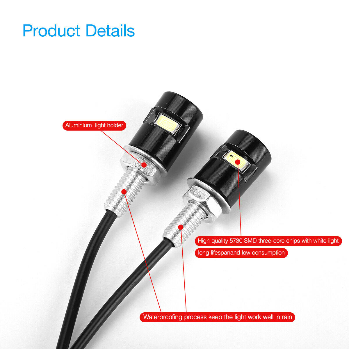 LIC. PLATE LAMP MOUNTING BOLTS Roadside LED Supply